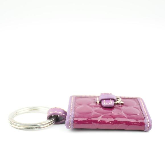 Coach Signature Embossed Mini  Photobook Keychain - Picture 4 of 5